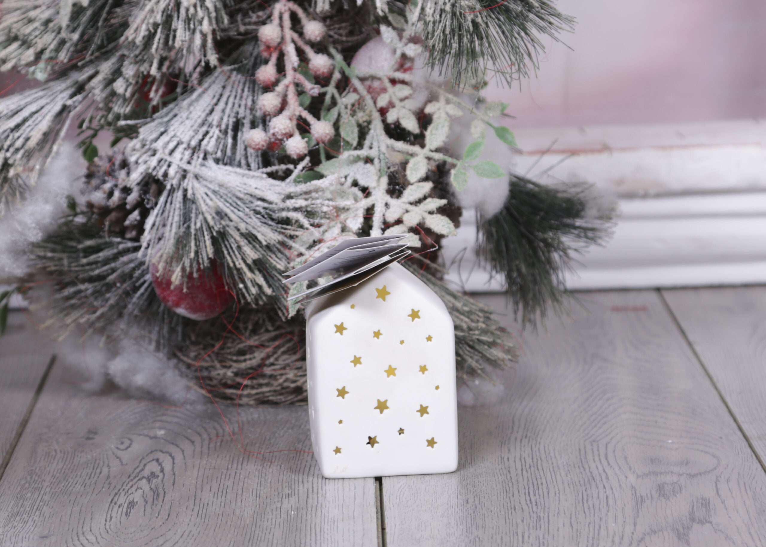 Christmas House with LED Battery Operated